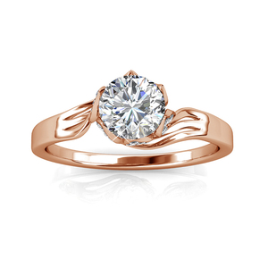 Nuovo Design Senza Tempo: <span class=keywords><strong>Anello</strong></span> Moderno Intrecciato Placcato Oro 18K con Cristalli <span class=keywords><strong>Swarovski</strong></span>, Gioiello per Donne, Fidanzamento - Product Image 2