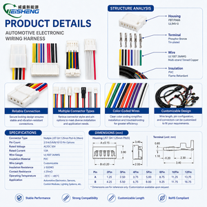 JST SH GH ZH PH XH MOLEX Dupont SUR 0.8 1.0 1.25 1.5 2.0 2.54mm 间距 1Pin 2P 3P 4P 5 6 7 8 40Pin 连接器线束 - Product Image 3