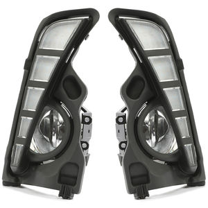 Pour Toyota Highlander 2017-2019 <span class=keywords><strong>LED</strong></span> DRL Kit de harnais de phares antibrouillard diurnes - Product Image 1