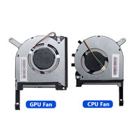 Refroidisseur d'ordinateur portable CPU GPU Ventilateur de refroidissement pour ASUS FX506 FX506L FX506LU FX506LH FA506 FA506I FA506IV FA506IU FA506L FA506LU FA506LV