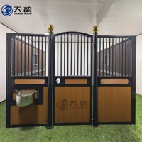 Sistema de Establos para Caballos de Metal Galvanizado de Primera Calidad, Duradero y de Bajo Mantenimiento, Comedero para Centro Ecuestre o Granja