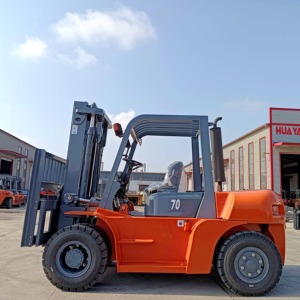 Carretilla elevadora diésel Camión industrial de 4 toneladas Almacén de servicio pesado Elevador Motor Potencia China - Product Image 4
