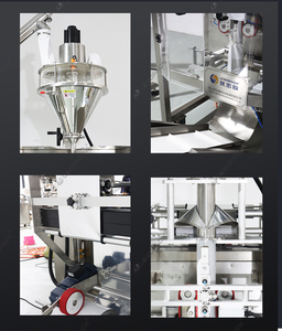 Tornillo de barrena automático Embalaje de medición Harina <span class=keywords><strong>sin</strong></span> <span class=keywords><strong>gluten</strong></span> Bolsa de leche en polvo Harina de trigo sarraceno Máquina de envasado de llenado vertical - Product Image 2