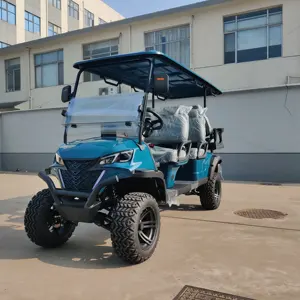 WINTAO 2024 nuovo stile rivolto in avanti UTV 6 posti Golf Cart al litio elettrico sollevato carrello da Golf veicolo di trasporto personale