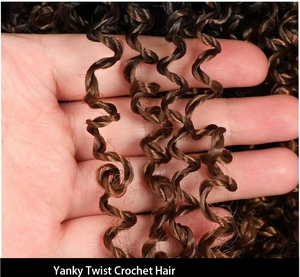 Miễn Phí Mẫu Yanky Twist Crochet Tóc 10 12 14 Inch C14 30 Sợi Pre-Niềm Đam Mê Xoắn Crochet Bện Yanky Xoắn Tóc - Product Image 5