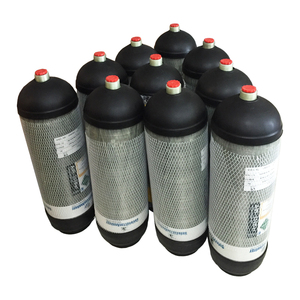 Bombola di Riserva in Fibra di Carbonio 6.8L 300Bar 4500psi CE EN137 per Apparecchio Respiratorio da Vigile del Fuoco per Antincendio e Soccorso Chimico - Product Image 1
