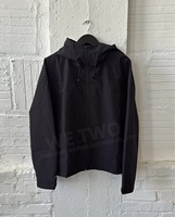 Vêtements d'extérieur personnalisés Anorak en nylon zippé capuche rigide extérieur coupe-vent imperméable randonnée coupe-vent manteau de pluie hommes veste Softshell