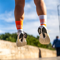 Chaussettes de course personnalisées en promotion, chaussettes de cyclisme performantes aérodynamiques pour le cyclisme et la course, chaussettes de course en nylon pour hommes et femmes