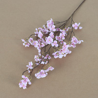 Rangkaian Bunga Sakura Kain Realistis untuk Dekorasi Lanskap Taman, Balkon, Dalam & Luar Ruangan