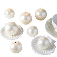 Bougie en cire solide sphérique parfumée, écologique, sans fumée, pour la maison, les mariages, les fêtes, la décoration de table, l'aromathérapie, l'assainisseur d'air