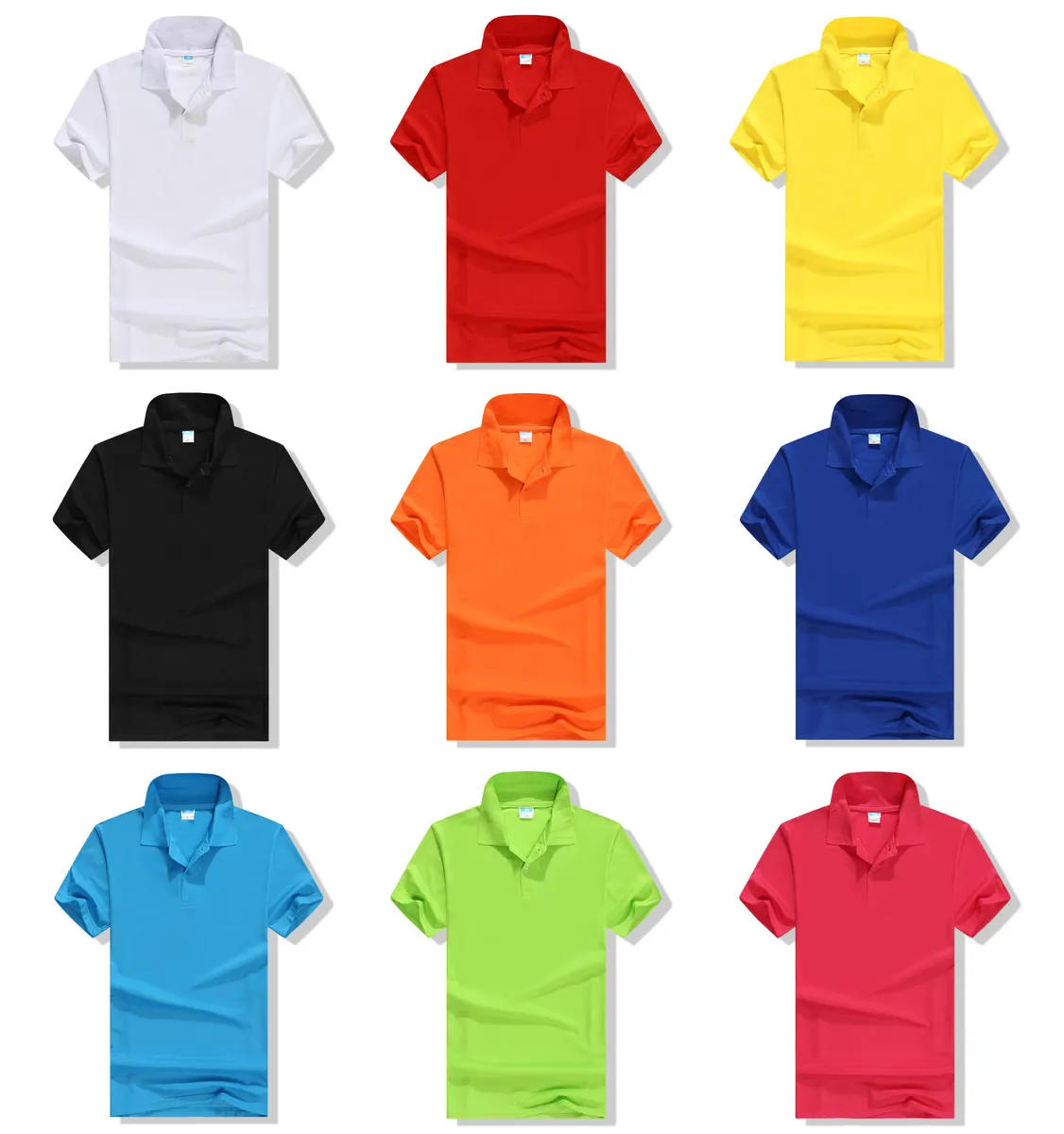 Men Cotton T-shirt Hot Selling Cotton Customized Logo Quick Dry Breathable Blank Plain Women And Men Unisex Polo Shirt T-shirts