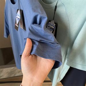 <span class=keywords><strong>T</strong></span>-<span class=keywords><strong>shirt</strong></span> à manches courtes respirant et polyvalent à séchage rapide pour hommes Le tissu <span class=keywords><strong>technique</strong></span> à détection de <span class=keywords><strong>froid</strong></span> remplace les hommes - Product Image 3