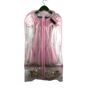 Bolsa de Ropa Transparente de PVC de 43x78 cm con un Bolsillo, Bolsa de Ropa Transparente Personalizada con Ribete <span class=keywords><strong>Rosa</strong></span> - Product Image 6