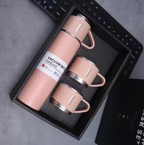Double Wall Stainless Steel Vacuum Thermos <b>Mug</b> <b>Set</b> Leak-Proof Keeps Hot/Cold Eco-Friendly Drinkware Business Gift Gift Box - Product Image 3