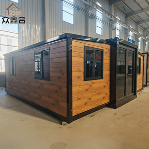 Sẵn sàng made20ft hiện đại prefab biệt thự sang trọng vận chuyển di động mở rộng container nhà di động nhỏ nhà sang trọng container nhà - Product Image 1