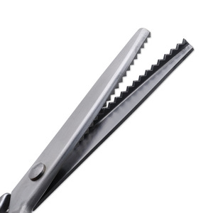 Lu Ban's Work All Steel <b>Sewing</b> Shears 9.8 Inch Stainless Steel Blades Partially Serrated For Fabric And Lace Cutting - Product Image 3