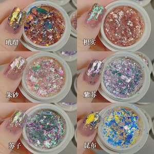 Poudre de pigment chromé effet caméléon opale multichrome pour nail art et manucure - Product Image 6