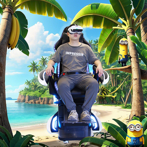 YHY mesin taman tema VR 9D VR Stranger <span class=keywords><strong>Things</strong></span> Game Simulator kursi mesin hiburan untuk mal permainan - Product Image 5