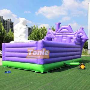 Château sautant gonflable de videur d'obstacle gonflable de terrain de jeu de maison hantée d'Halloween à <span class=keywords><strong>vendre</strong></span> - Product Image 4