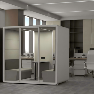 Premium Modular Office Pod Acoustic Cabin for Commercial Public Space Meetings - Product Image 1