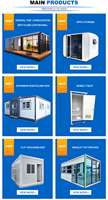 Maisons conteneurs pour bureaux de chantier, conteneurs résidentiels, maisons modulaires mobiles préfabriquées, tendance