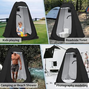 Carpas portátiles desplegables para baño y bronceado en spray, con base impermeable - Product Image 4