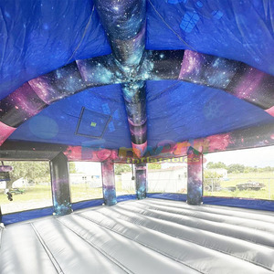 Castillo inflable infantil para fiestas al aire libre, domo inflable tipo moonwalker, castillo inflable comercial para niños. - Product Image 5