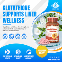 Producto Destacado: L-Glutatión 500mg, el Mejor Producto Natural para Uniformar la Piel, Gel Corporal y Suplemento Interno para Hombres y Mujeres, OEM a Granel, 60 Cápsulas