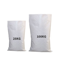 Groothandel OEM Duurzame Aanpasbare Witte Gerecycleerde PP Geweven Zakken Offsetdruk 25kg/50kg Landbouwverpakkingen voor Cement
