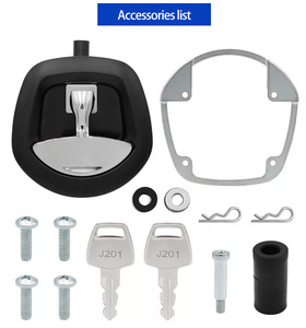 Kompresi Whale Tail Locks Toolbox Fishtail <span class=keywords><strong>Lock</strong></span> Lever Whale Tail Latch Toolbox <span class=keywords><strong>Handle</strong></span> Paddle Lamp <span class=keywords><strong>Lock</strong></span> UNTUK Truk Tugas Berat - Product Image 2