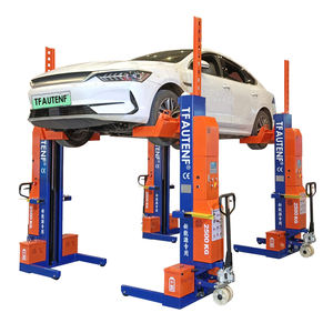 Elevador Móvil de Cuatro Postes de 10 Toneladas con Certificación CE TFAUTENF, Elevador Hidráulico Portátil con Conexión Inalámbrica - Product Image 4