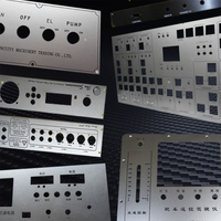 Panneaux en aluminium sablé sur mesure pour amplificateurs audio et panneaux en alliage d'aluminium usinés par CNC