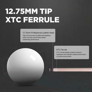 Vente flash CUPPA Queue de <span class=keywords><strong>billard</strong></span> de haute qualité 58 pouces en bois d'érable canadien Queue de <span class=keywords><strong>billard</strong></span> à joint radial Embout de 11,8 mm 12,75 mm - Product Image 4