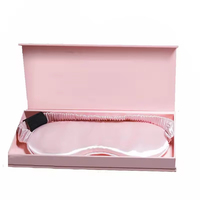 Masque pour les yeux en soie de mûrier 100% pure 22 Momme, avec logo personnalisé imprimé, accessoire 3D, masque pour les yeux en soie pour le soin de la peau, qualité 6A pour le sommeil