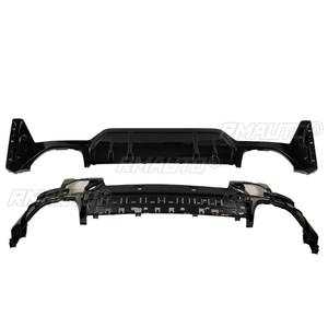 Para BMW Serie 3 G20 a M340i 2023+ Kit de carrocería difusor divisor de labio de parachoques trasero negro brillante Protector de parachoques Modificación - Product Image 6