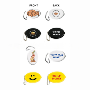 جودة عالية فارغة المطاط عملة حالة بالجملة كيرينغ البلاستيك PVC سيليكون يعصر محفظة عملة المفاتيح شعار مخصص - Product Image 2