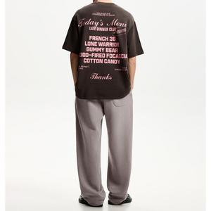 Pantalones Deportivos Casuales de Felpa de Algodón de Alta Calidad, Personalizados OEM, Estilo Holgado, para Hombre - Product Image 2