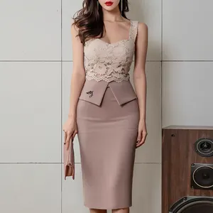 SMO Trang Phục Các Nhà Sản Xuất Tại Trung Quốc Bọc Váy Ren Dresses Phụ Nữ Đảng Mùa Hè Ăn Mặc Nhà Cung Cấp Quần Áo