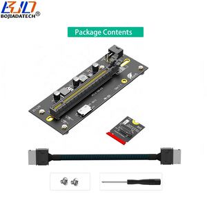 2230 M.2 M-Key ke PCI-E 4.0 16X Kartu Adaptor Slot 12V ATX 6PIN Input Kabel Data Oculink SFF-8611 untuk Dock Kartu Grafis Eksternal - Product Image 6