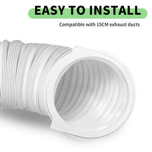 Connecteur d'interface de corps en ABS pour climatiseur <span class=keywords><strong>mobile</strong></span> domestique manuel, <span class=keywords><strong>tuyau</strong></span> d'évacuation de fenêtre - Product Image 4