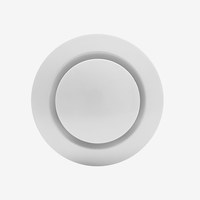 Système de ventilation intérieure, diffuseur rond en plastique ABS, réglable, épaississement, ventilation d'air frais