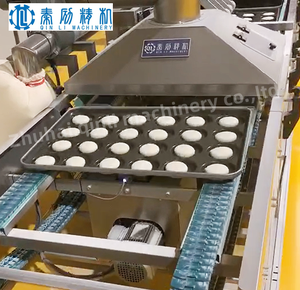 Máquina para hacer bollos de perritos calientes Línea de producción de pan de hamburguesas y hotdog completamente automática - Product Image 5