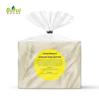Prix de gros de l'usine de beauté beurre corporel pur biologique beurre de karité brut pour les soins de la peau savon cosmétique