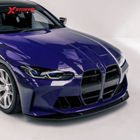 XTREME Spoiler avant en fibre de carbone sèche, séparateur de pare-chocs avant, kit carrosserie pour BMW G80 M3 G82 M4 R44 Style SP1