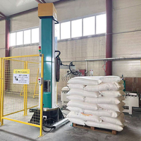 Palettiseur automatique, machine de palettisation robotisée pour engrais, ciment, farine, riz, aliments pour animaux, palettiseur de sacs