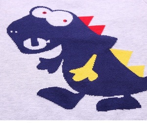 Últimos Diseños de Suéteres de Invierno para Bebé Niño, Tejido de Algodón, Estampado de Dibujos Animados, Suéter Infantil de Alta Calidad de China - Product Image 4