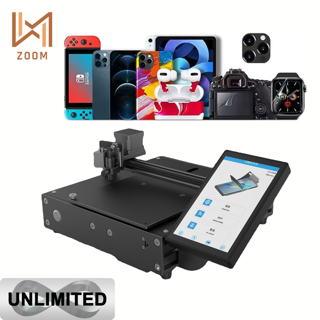 ZOOM Intelligent Screen Protector Cutting Machine for Mobile Phones Smart Watches & Cameras-High Precision Automatic Cutting