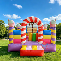 Castillo Inflable Comercial de PVC, Marca YK, Garantía de 3-5 Años, Logotipo Personalizado, 3x3x2.3m, Alquiler para Fiestas Infantiles
