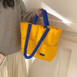 Custom Fashion <b>Large</b> Capacity Puffer Bag Eco Friendly Women Quilted Tote Bags Soft Open Closure Outdoor <b>Handbag</b> for Travel - Product Image 2