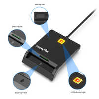 Lector de tarjetas sim, dispositivo de pago con chip de identificación IC, usb, inteligente
